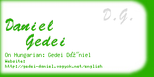 daniel gedei business card